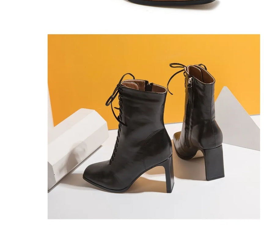 Leather Ankle Boots