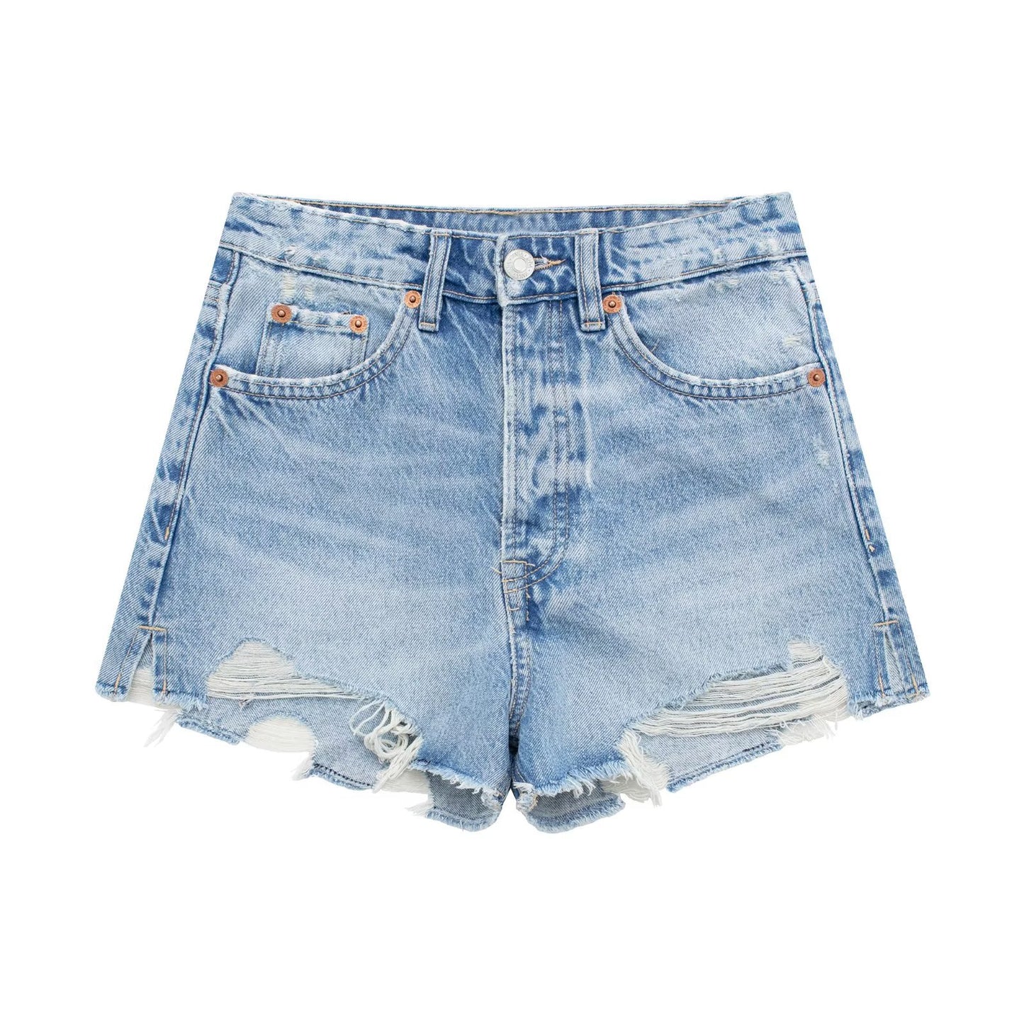 Denim Shorts High Waist