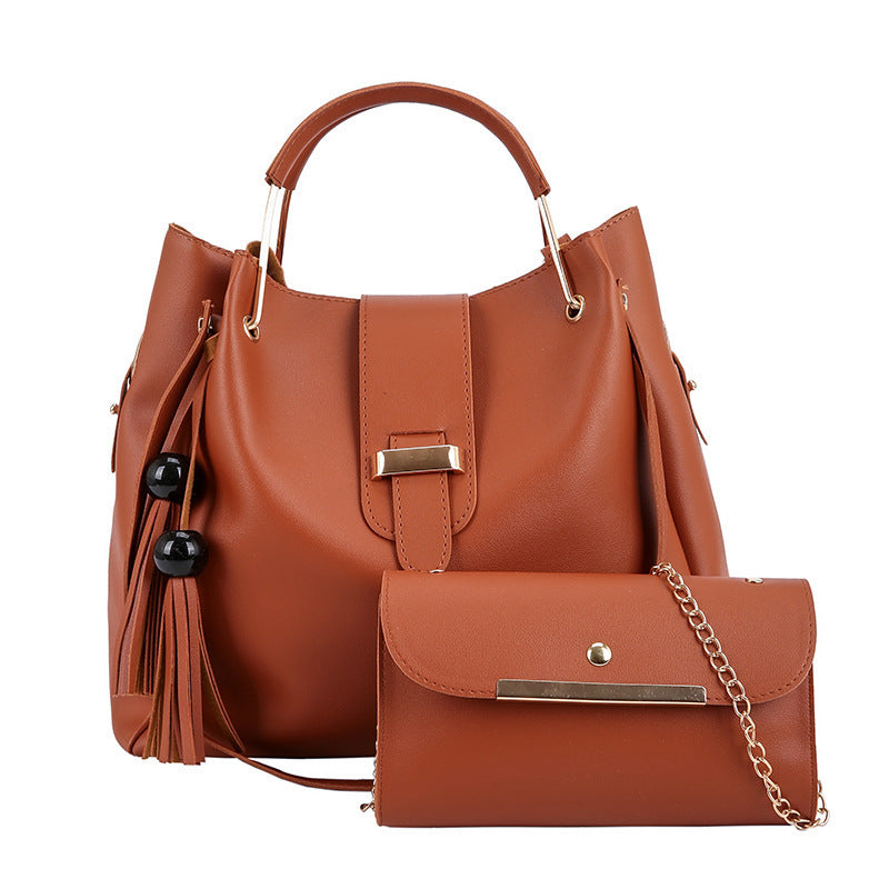 Leather Tote complete with Date Night crossbody