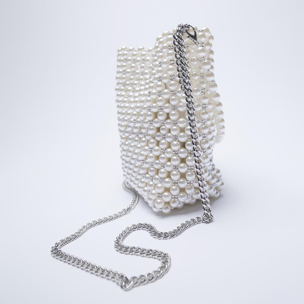 Chained Beaded Purse