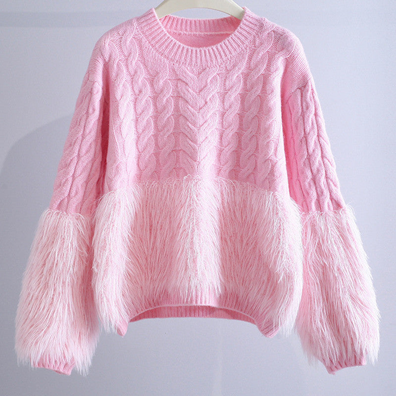 Feather Knit Sweater