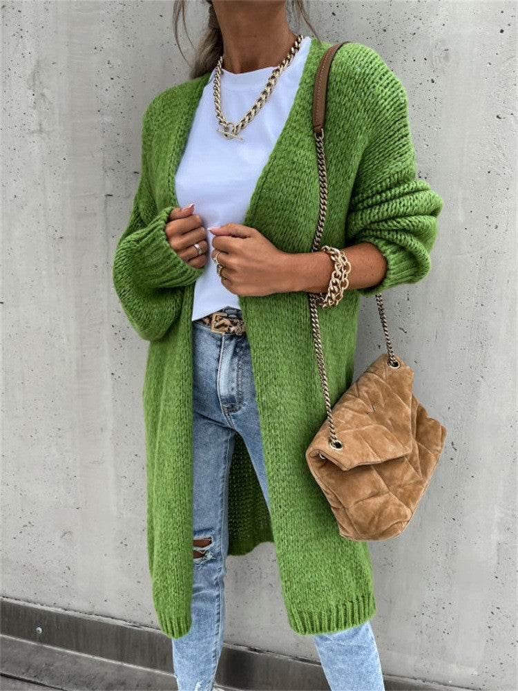 Long Sleeve Knit Cardigan Jacket