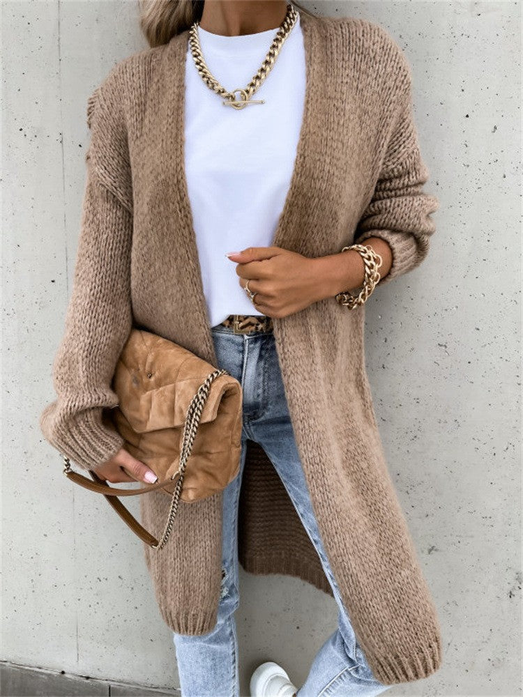 Long Sleeve Knit Cardigan Jacket