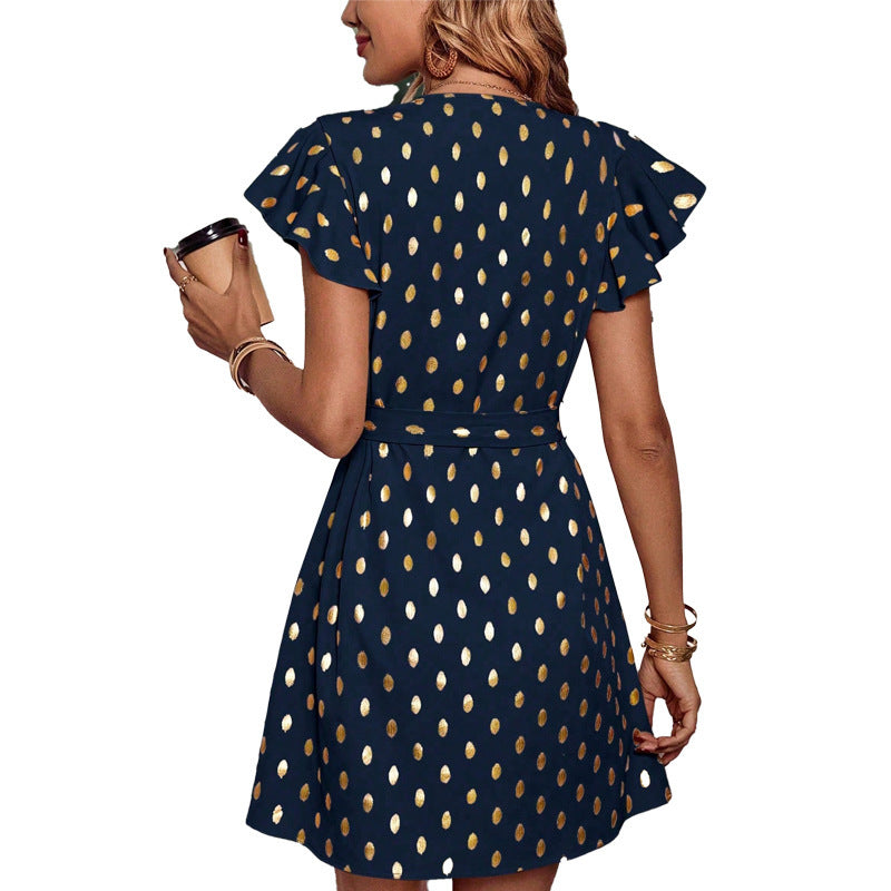 Short FleaPolka Dot Dress