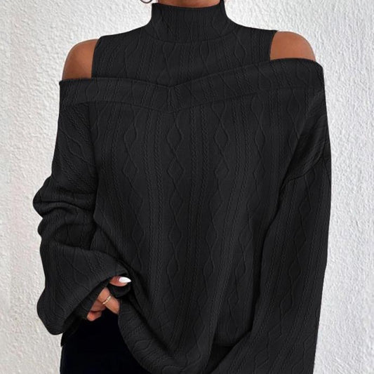 Fashion Off-the-shoulder Women's Shirt