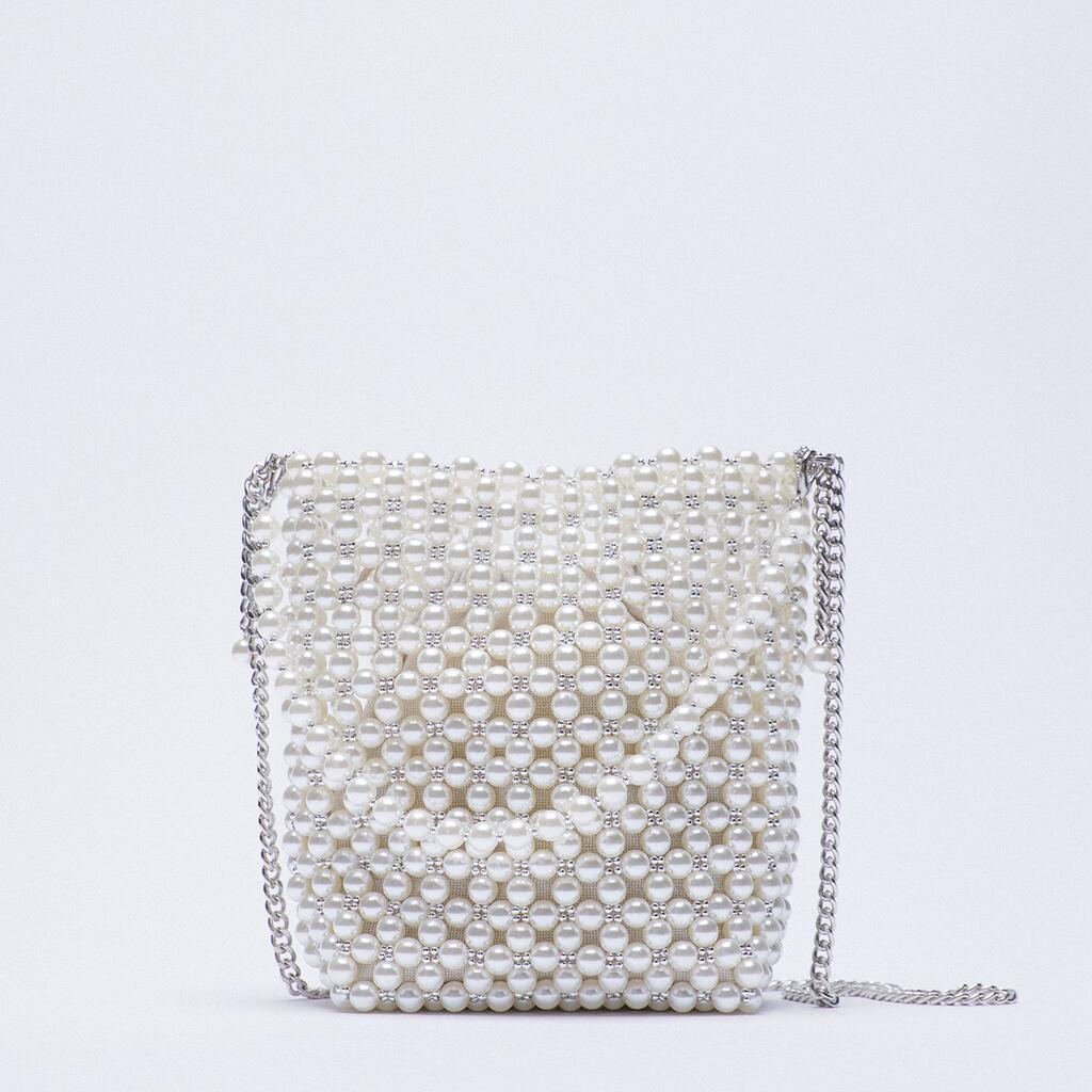 Chained Beaded Purse