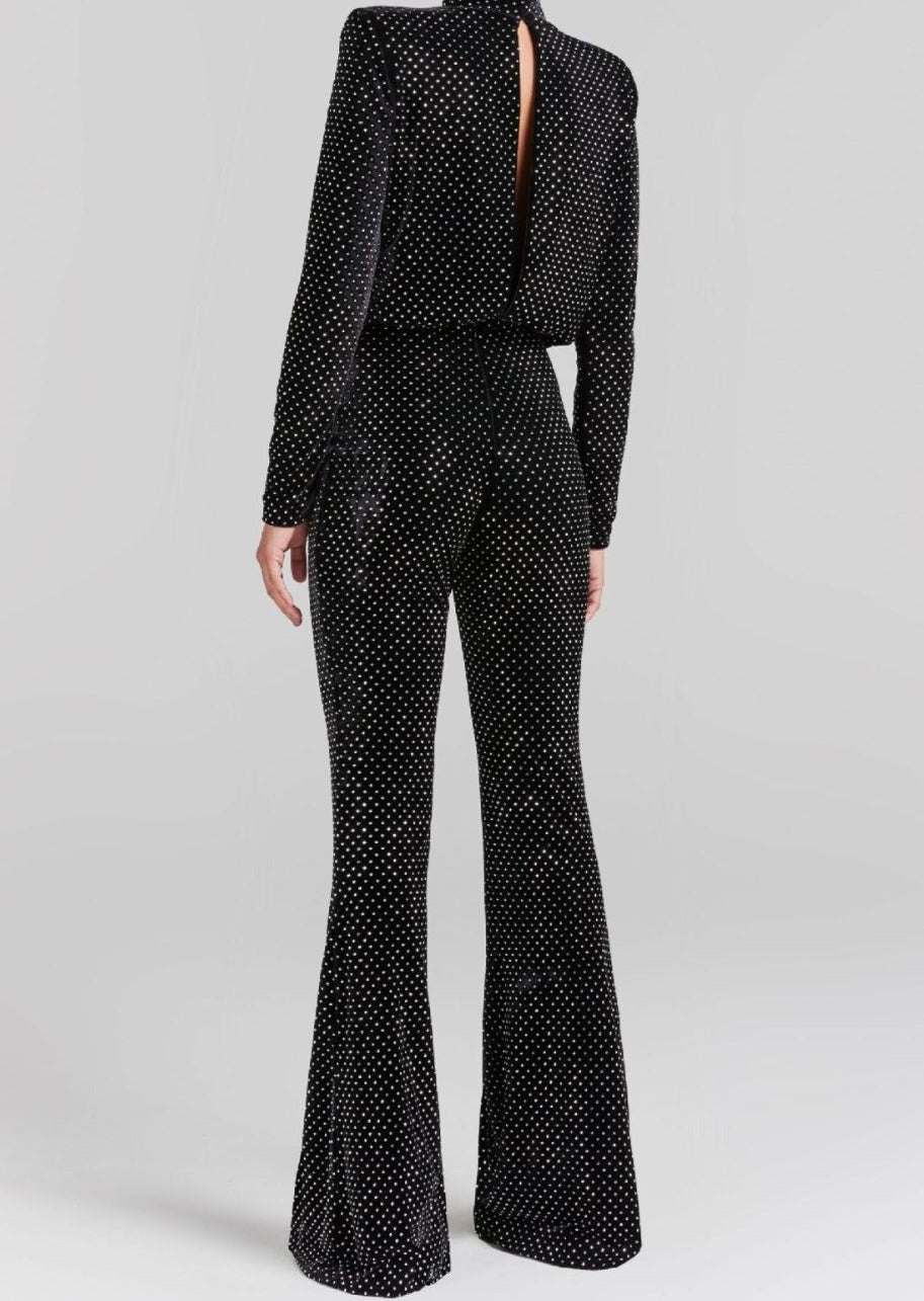 Sequins Long Sleeved Jumpsuit