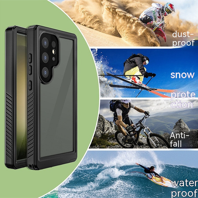 S 24 Case Plastic Waterproof Phone Case Outdoor Sports Drop-resistant Sealed Protective Cover