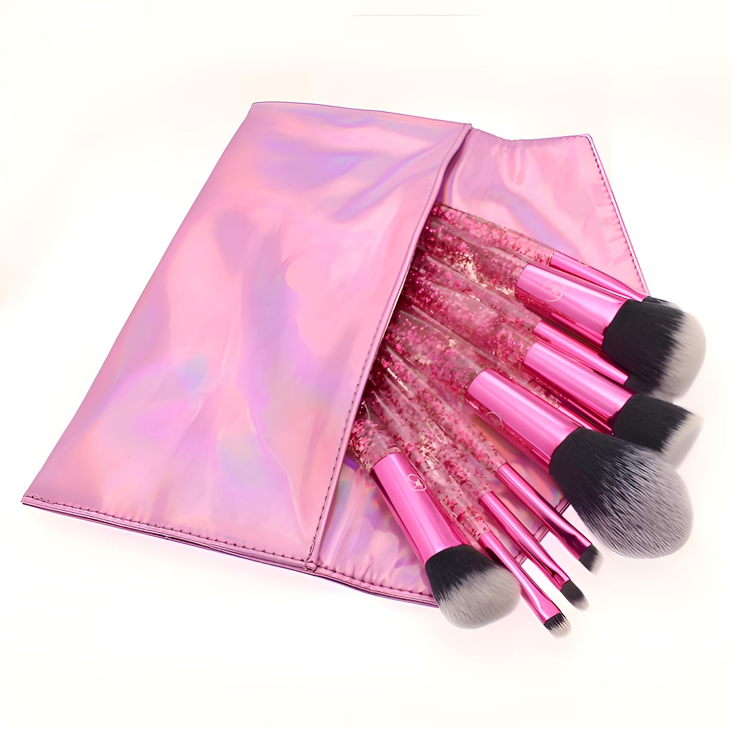 Gloss Acrylic Makeup Brush Set