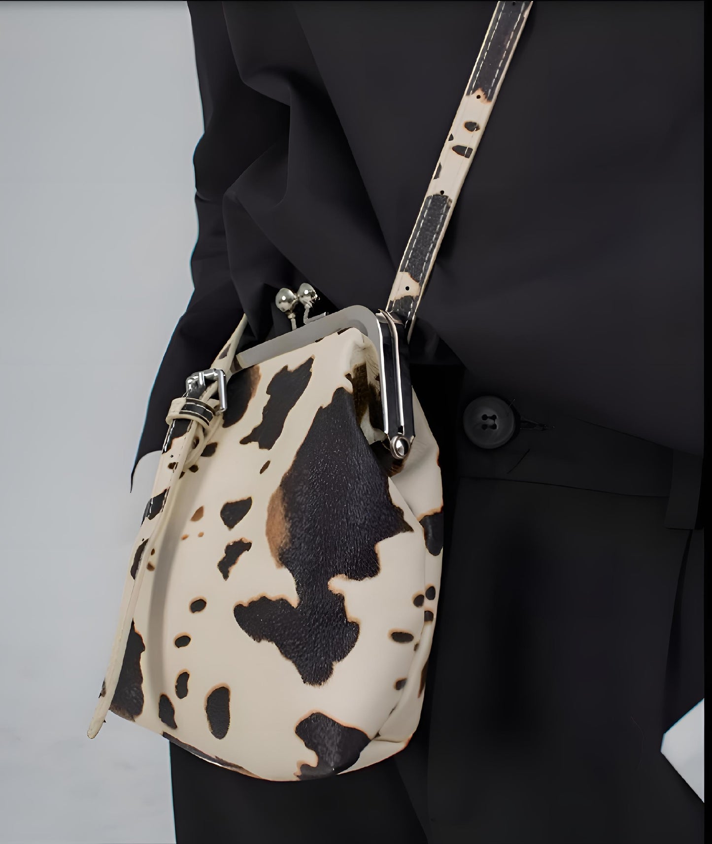 Cow Print Crossbody Bag