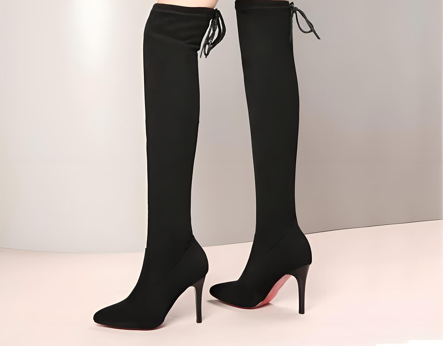 Stiletto Heel Knee High Boots