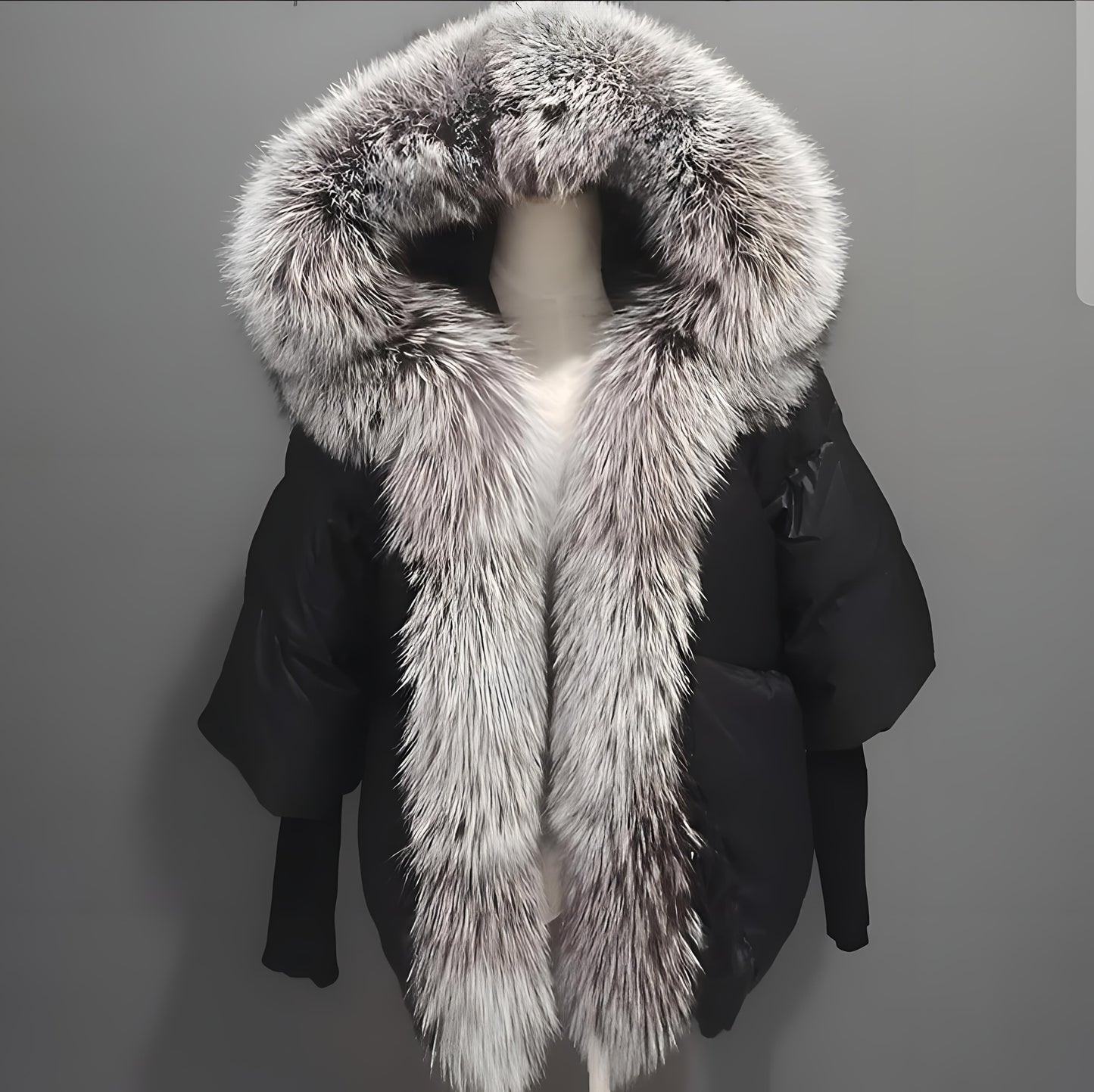 Fur Collar Down Feather  Jacket