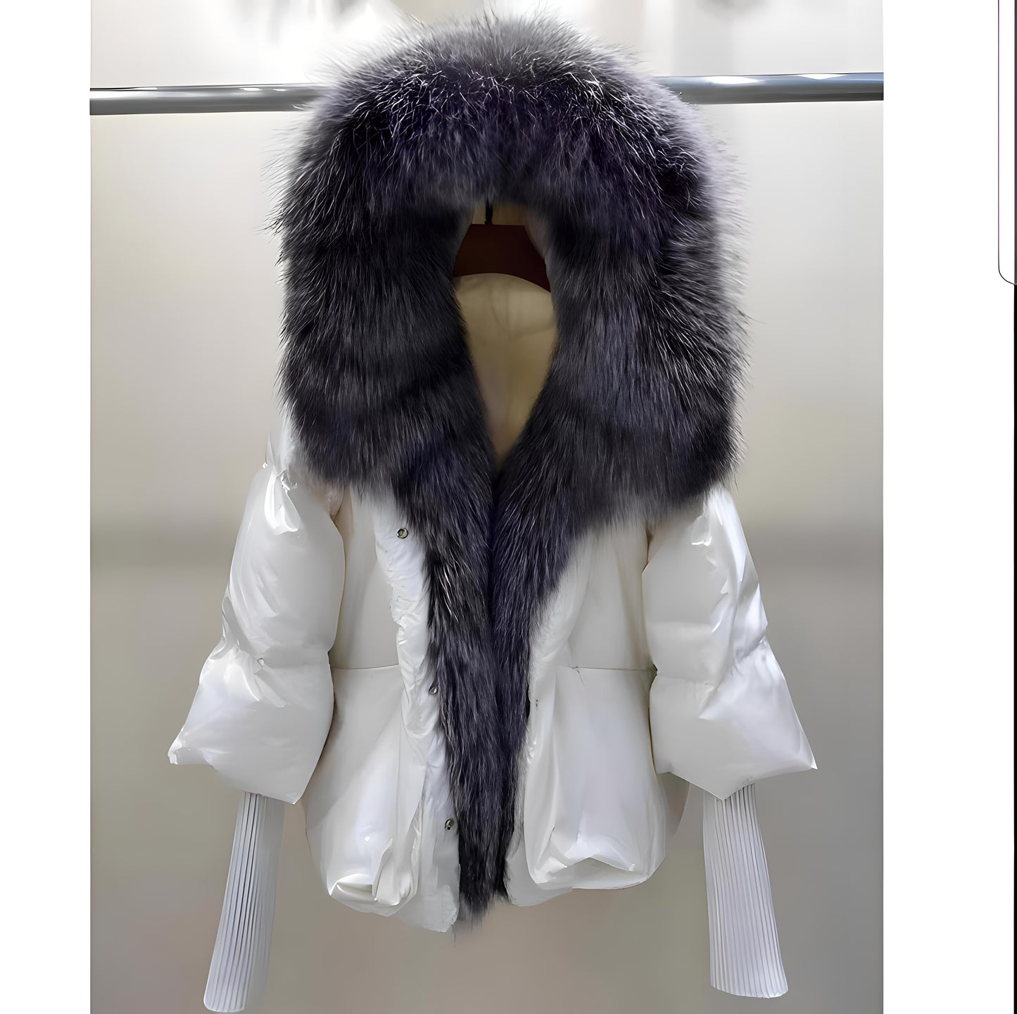 Fur Collar Down Feather  Jacket