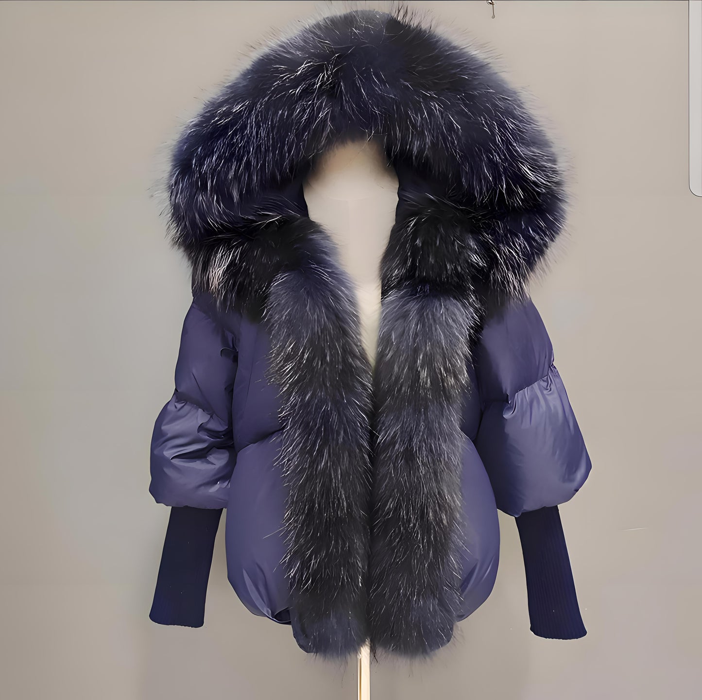 Fur Collar Down Feather  Jacket