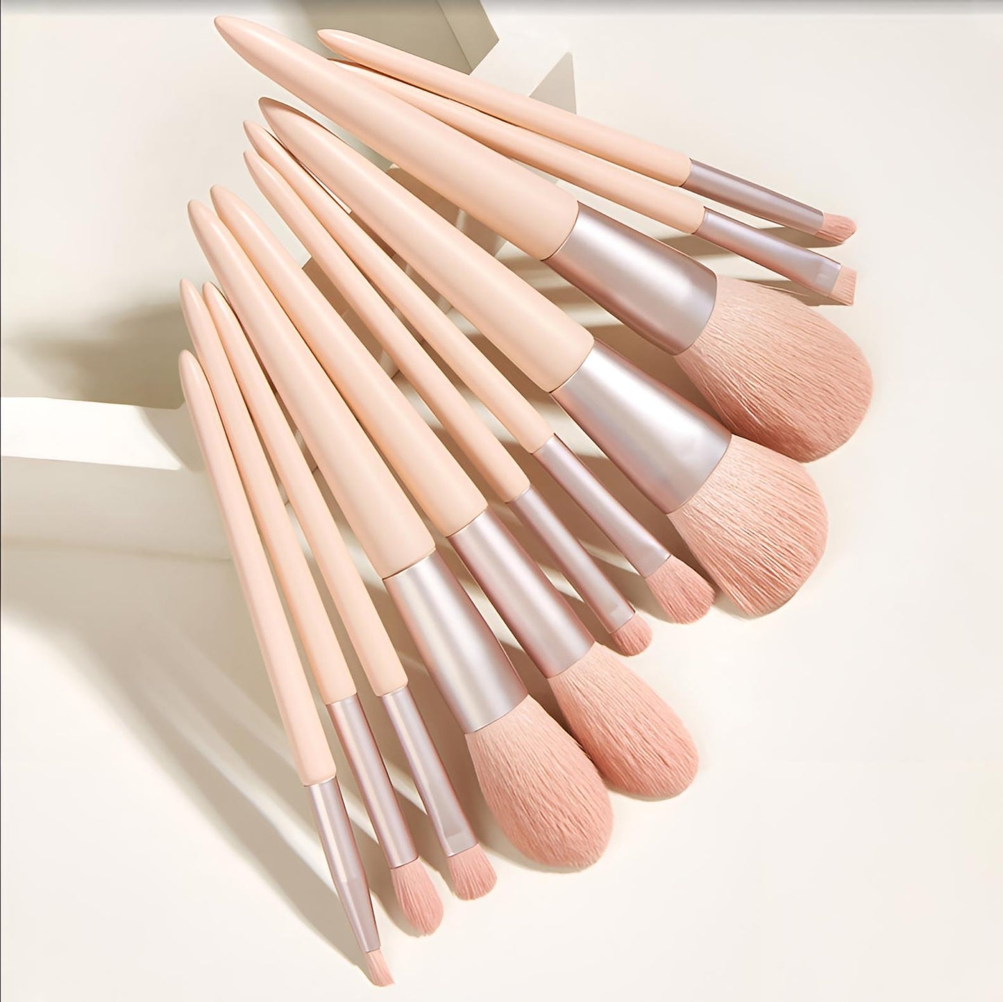 Pastel Pink Makeup Brush Set