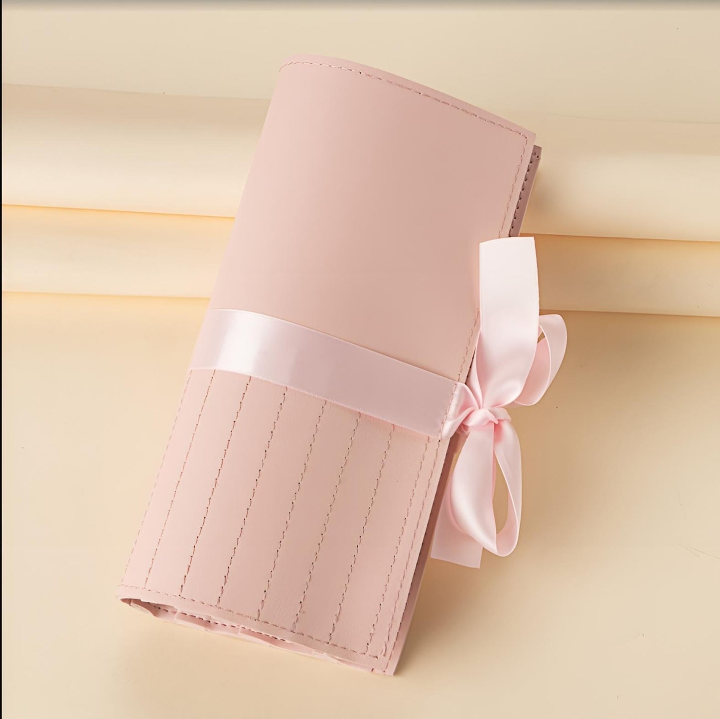 Pastel Pink Makeup Brush Set