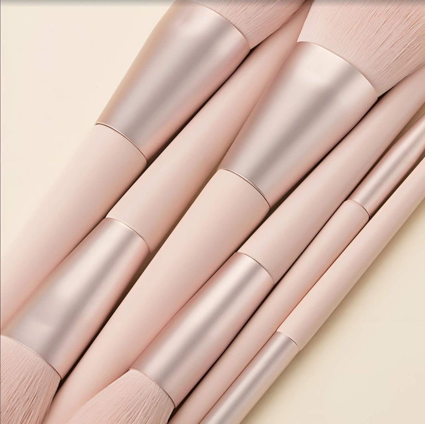 Pastel Pink Makeup Brush Set