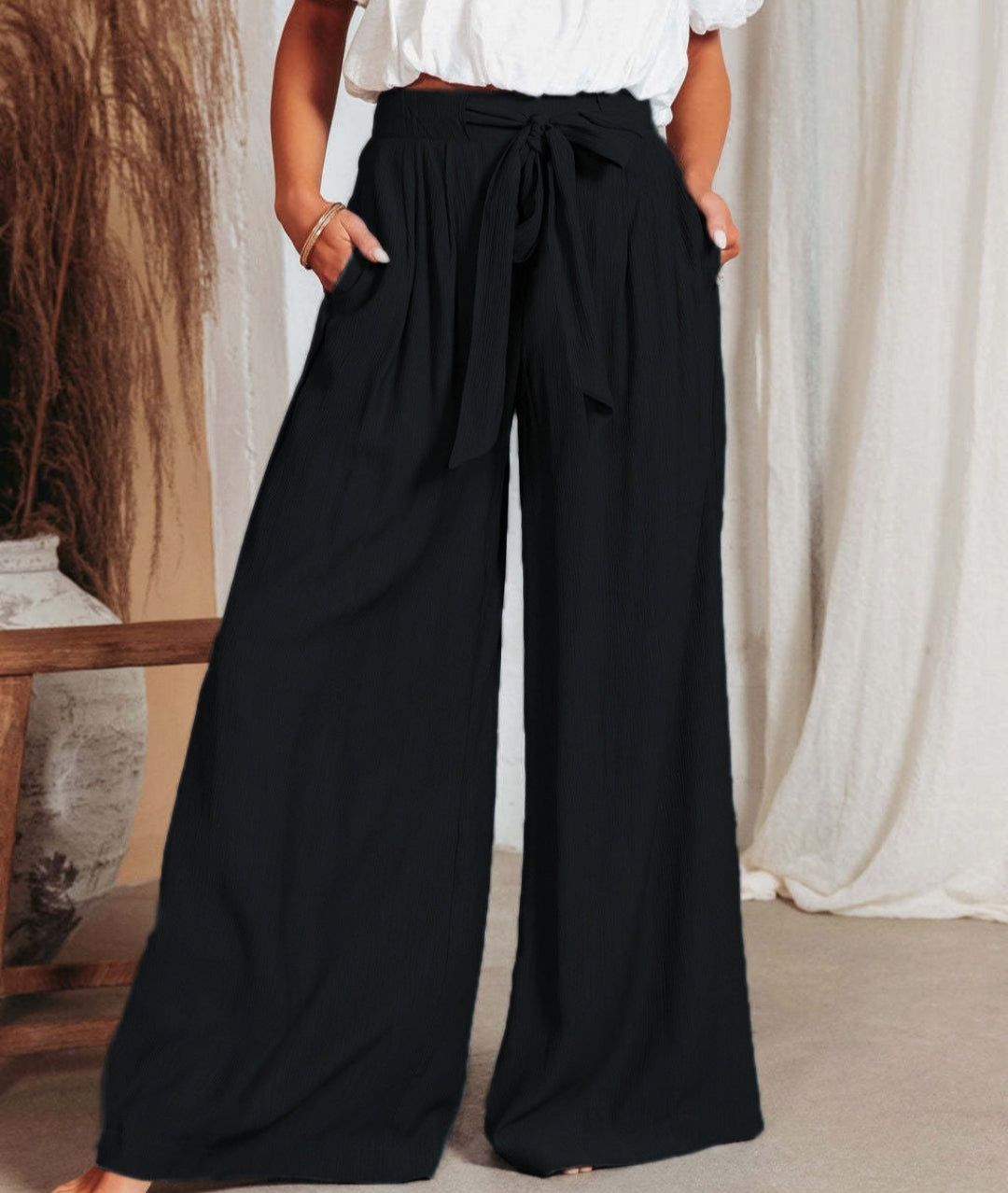 Casual Pants High Waist Wide Leg Pants