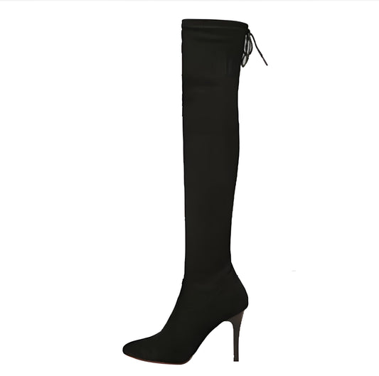 Stiletto Heel Knee High Boots