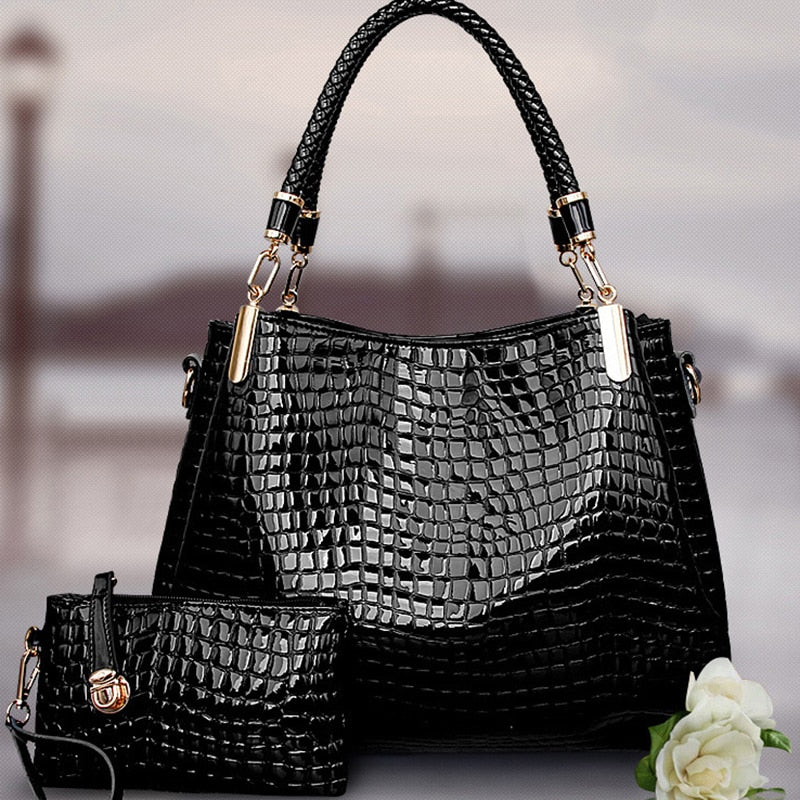 Womens Luxury Handbag and Wallet set